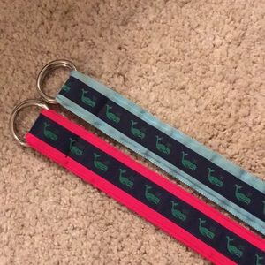 Set of 2 CK Bradley preppy whale belts